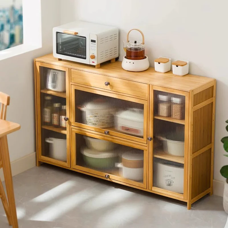 Wooden Salon Sideboard Drawers Mid Century Corner Space Saving Sideboard Entrance Hall Shelf Armario Portatil Dobravel Furniture