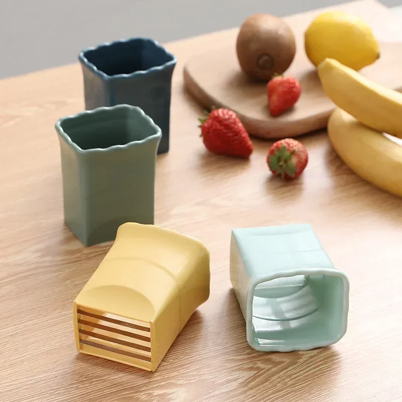 Cup Slicer Potato French Fries Cutter Making Tool Slicing Fruit Strawberry Grape Vegetable Shredder Cup Soft Kitchen Gadget vegetable peeler kitchen knife vegetable slicer fruit slicer fruit knife onion slicer vegetable cutter food slicer potato slicer cheese grater