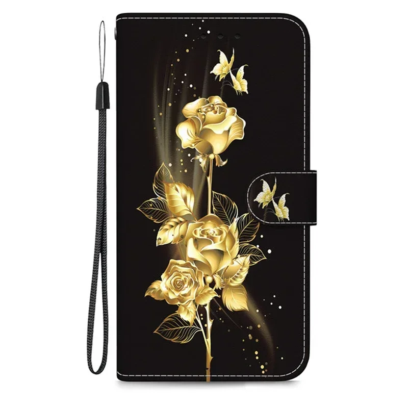 Premium Flip Wallet Leather Case with 3D Pattern and Magnetic Stand - Cute Design 2025 Edition