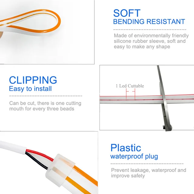 터치 센서 LED 조명 스트립: 편리함, 다양한 용도, 고품질 조명