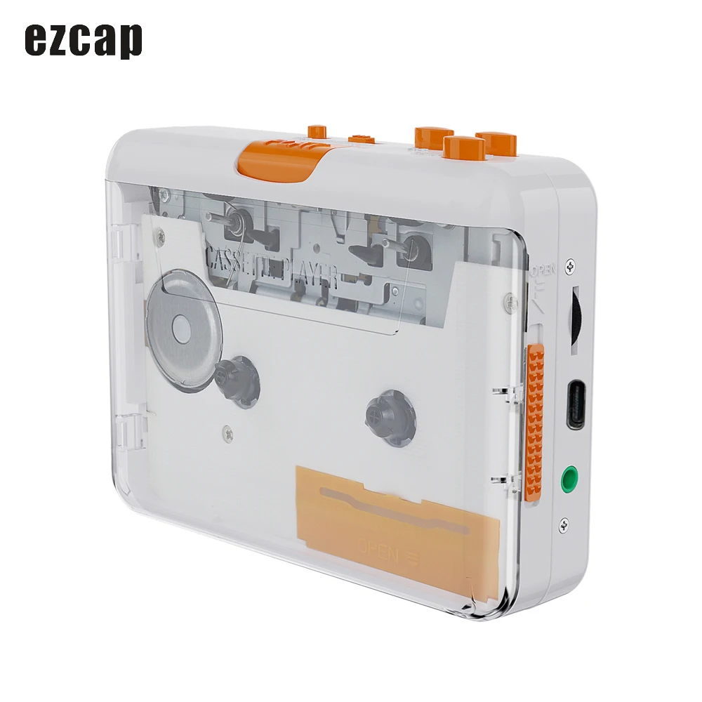 Ezcap 218SP Portable Cassette Tape Player USB Cassettes Recorder Cassette to MP3 / CD Converter via USB with 3.5mm Headphone cassette player,music digitizer player