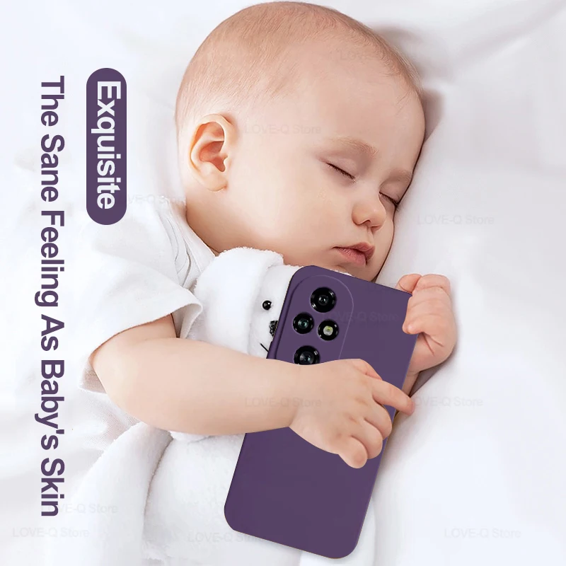 Enhanced Liquid Silicone Shockproof Phone Case - Soft Protective Cover