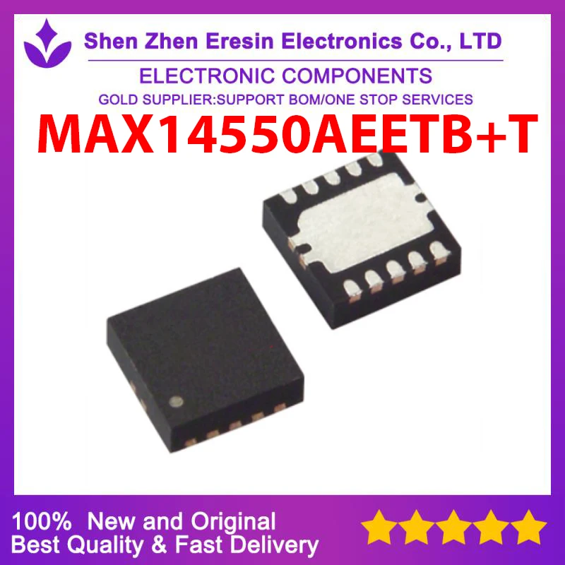 

Free shipping 10PCS/LOT MAX14550AEETB+T QFN10 New and original