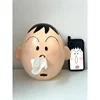Cartoon Paper Roll Maker Creative Bathroom Storage Rack Non Perforated Toilet Paper Wall Hanging Resin Paper Roll Rack Resin 3