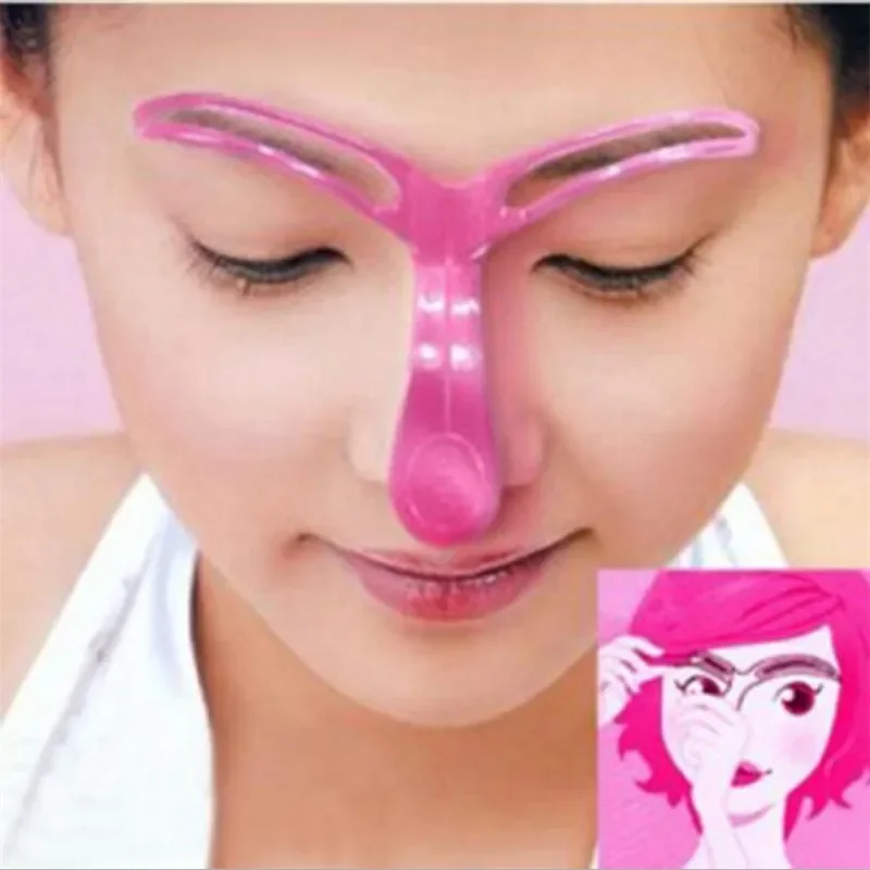 Makeup Tools Eyebrow Stencil Tool Eye Makeup Tools Professional Eyebrow Shaper Stencils Template Stereo Stencil Shaping Eye Brow Grooming 1pcs