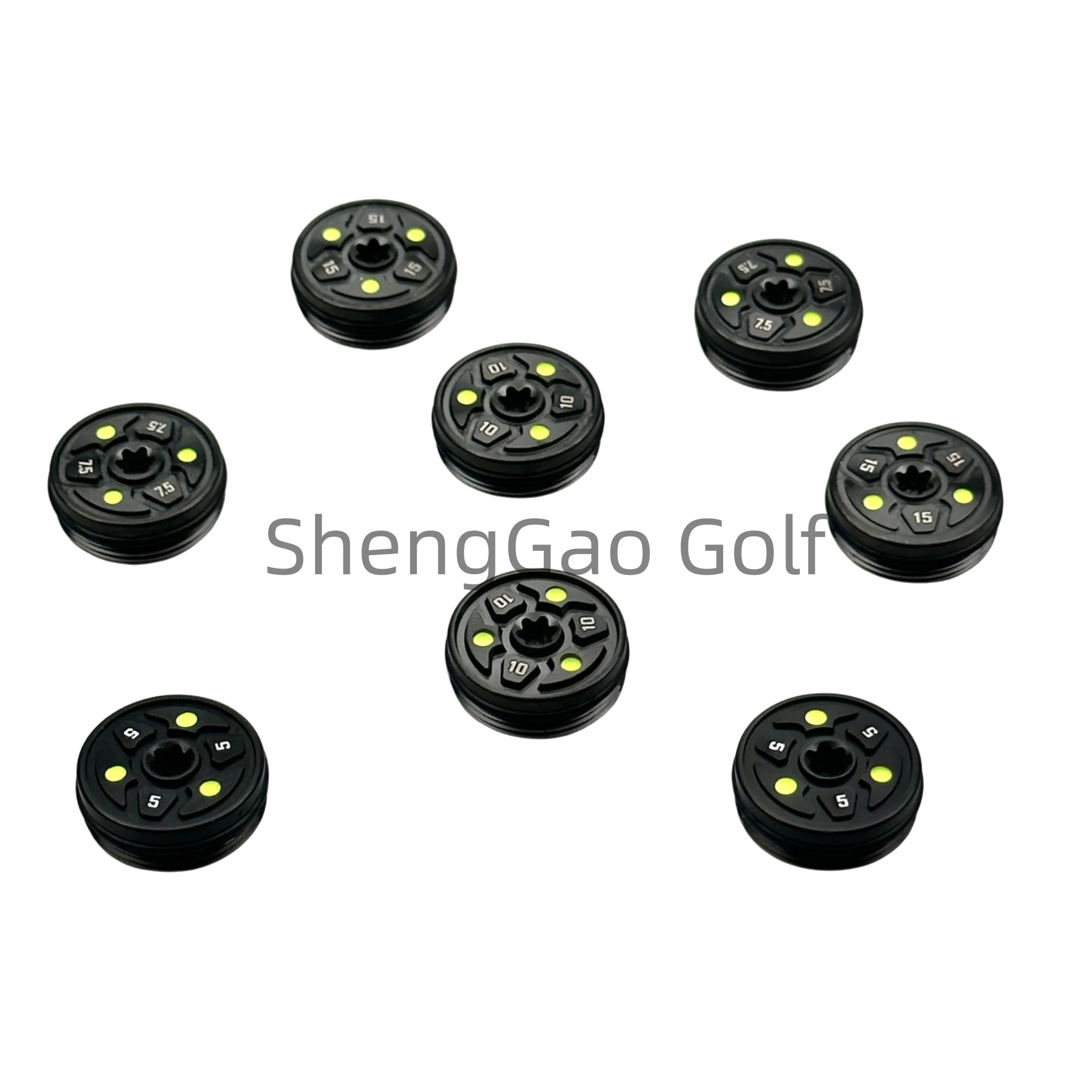 ゴルフパーターウェイトセット,ブラッキングに適した練習用ネジ