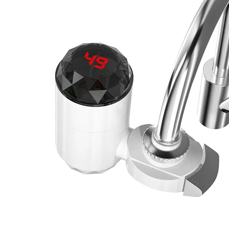 Instant Electric Hot Water Heater Kitchen Sink Faucet Adapter Fast Heating Tap Digital Display Water Heater Bathroom Accessories