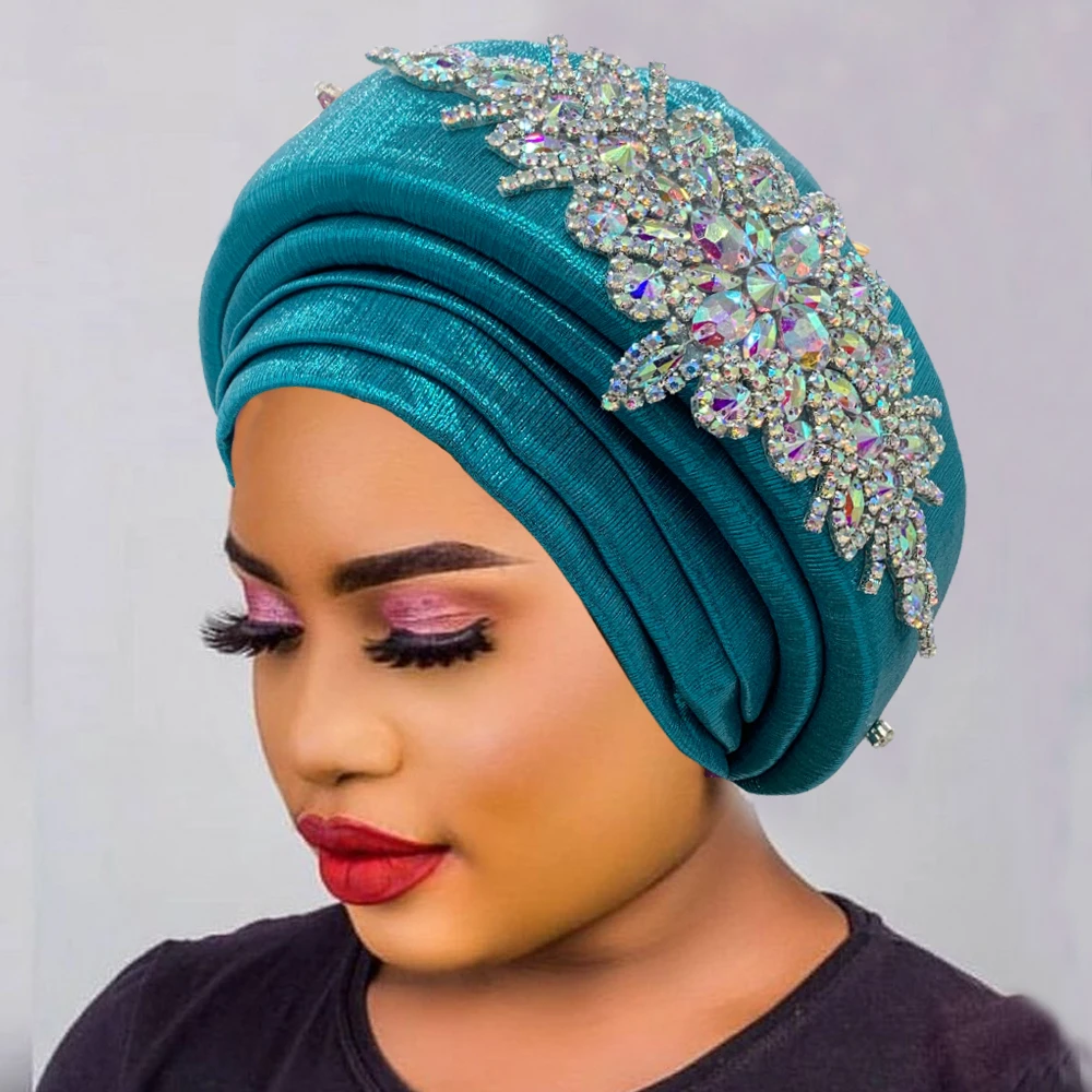 Turban Femme Style Africain - Jaune - Neuf