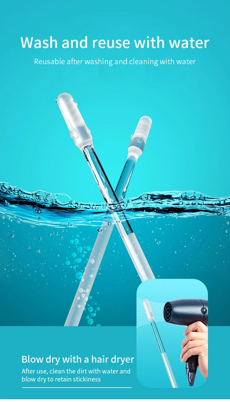 Hisopos adhesivos desechables para orejas, limpiador de oídos reutilizable, herramienta de eliminación de cera de oído de silicona suave para adultos y niños &raquo; Hisopos adhesivos desechables para orejas