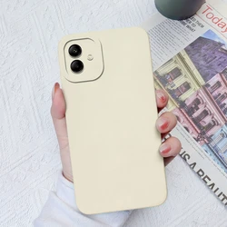 Liquid Silicone Soft TPU Protective Solid Color Back Cover Case for Samsung Galaxy A04s (TYW000)