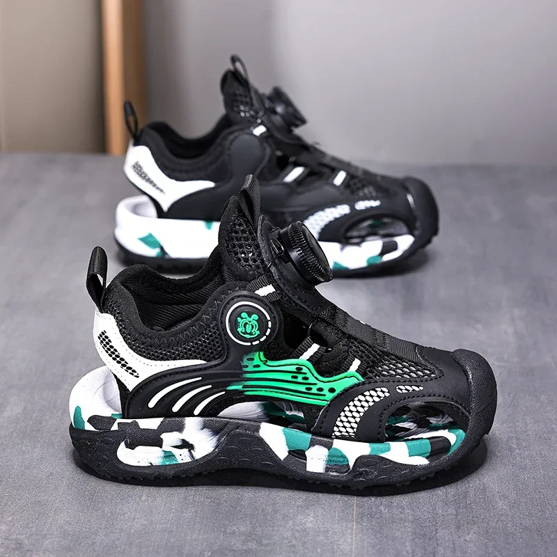 Children Summer Sandals Boy Sneaker Breathable Lightweight Sports Sandals Shoes for Boy Outdoor Beach Shoes for Kids