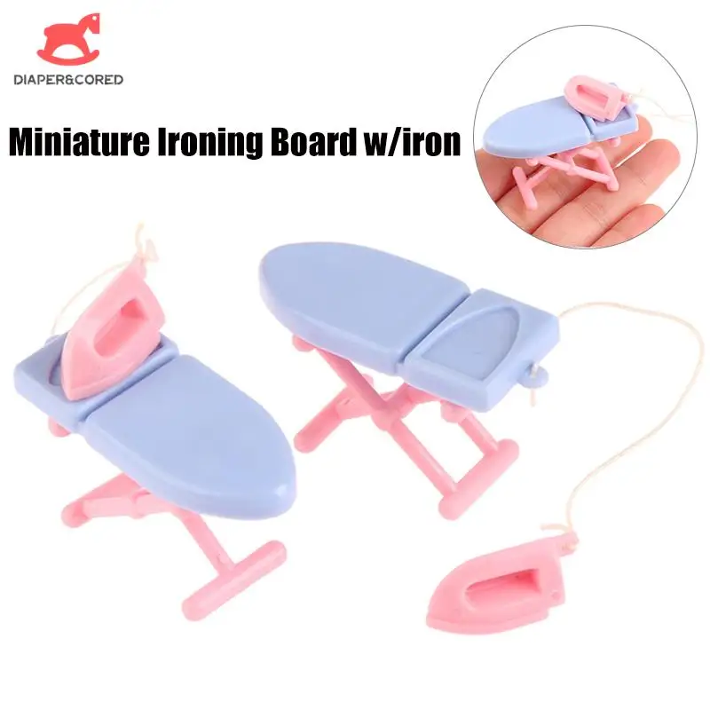 

1 шт., 1:12 миниатюрная гладильная доска для кукольного домика, модель мебели, сцена жизни для кукольного домика, декор для детских ролевых игр