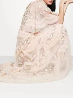 فستان نسائي مطرز شبكي من Twotwinstyle بأكمام مضيئة ورقبة مستديرة ، خصر عالي ، أنيق ، غير رسمي ، موضة 1