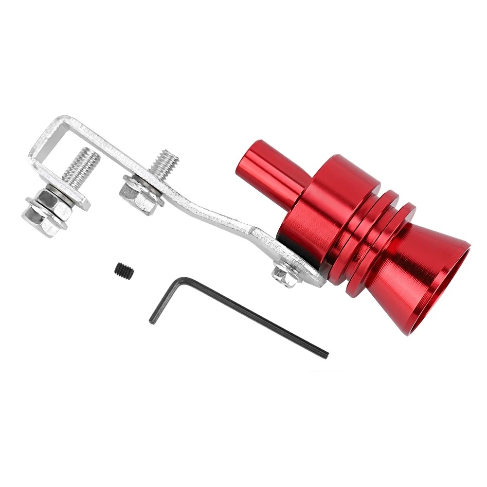 Red Turbo Sound Whistle Muffler Exhaust Pipe Simulator Whistle Fit For Honda Accord Acura