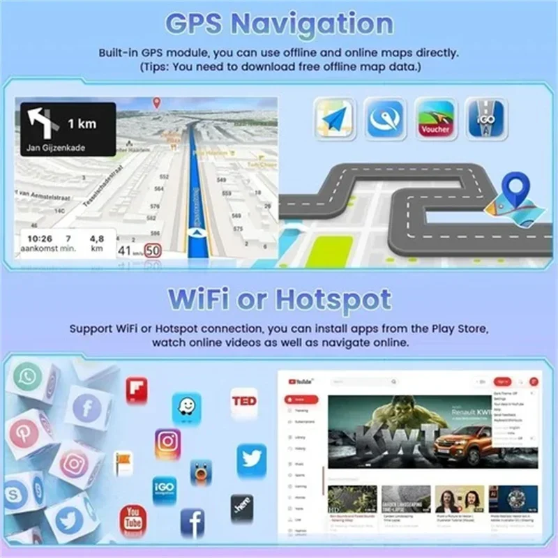8inch Android Car Stereo GPS Navigation System