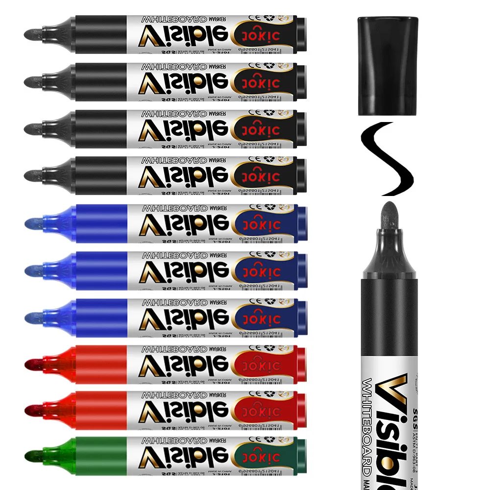 Erasable Magnetic Whiteboard Marker Pen Blackboard Marker Chalk Glass Ceramics Office School Art Stationery 4Pcs/Set white marker pens,pen marker,marker pens,whiteboard pens,dry erase markers