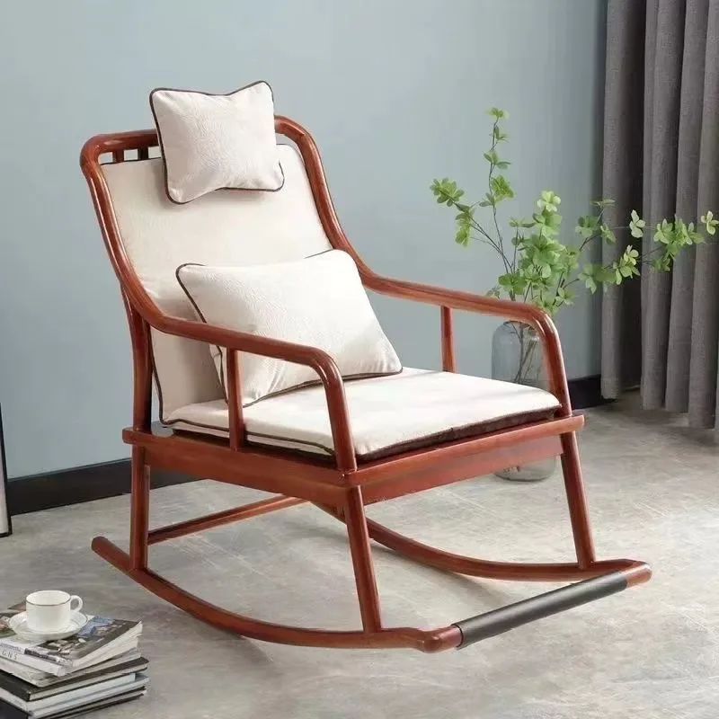

Простое кресло с откидывающейся спинкой из массива дерева, удобная Ночная подставка для ног, для балкона, скандинавский расслабляющий шезлонг, кресло с подлокотниками, мебель Mecedora