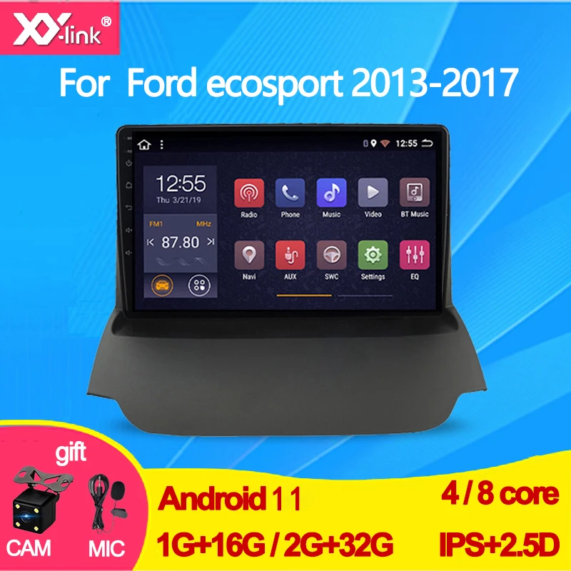 

Автомагнитола на Android 11, мультимедийный видеоплеер с GPS-навигацией для Ford Ecosport 2014-2018, Авторадио, аудио, № 2Din, DVD