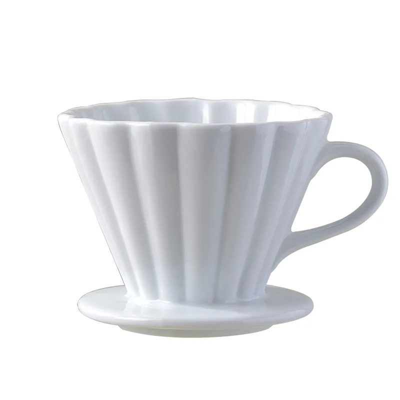 

Ceramic Coffee Filter Cup Conical Filter Cup Reusable Drip Cup Hand Made Coffee Filter Cup Coffee Heat Resistant Filter Cup