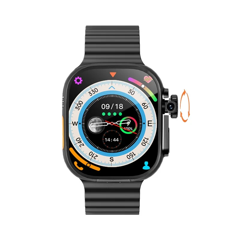 2024 울트라 스마트 워치, 와이파이 GPS 스마트워치, NFC 구글 플레이 스토어, 안드로이드 시스템, 180 ° 800W 카메라, DW99 S9, 49mm, 4G, 5G LTE, 신제품