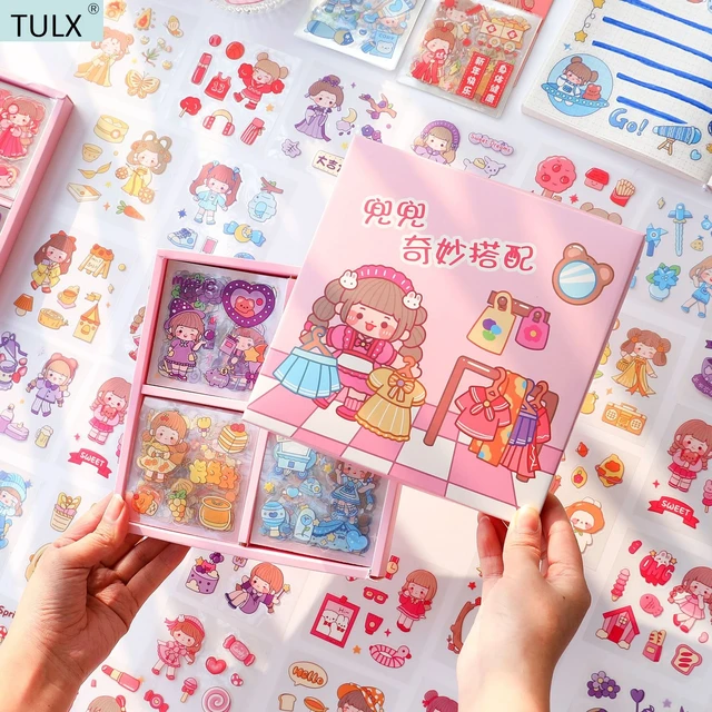 TULX cute stickers stationery stickers kawaii cute stationery kawaii  stickers art supplies cute stickers - AliExpress