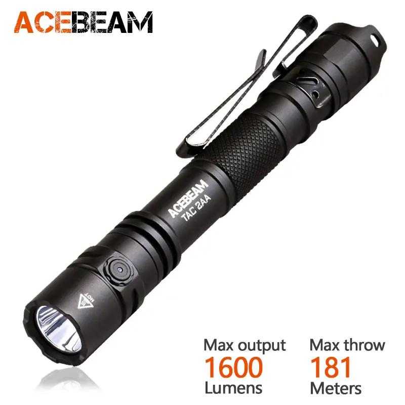 ACEBEAM TAC 2AA EDC フラッシュライト 充電式 広電圧対応（1.2～4.8V