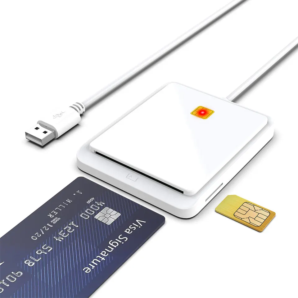 USB 2.0 Smart Card Reader for Multiple Card Types