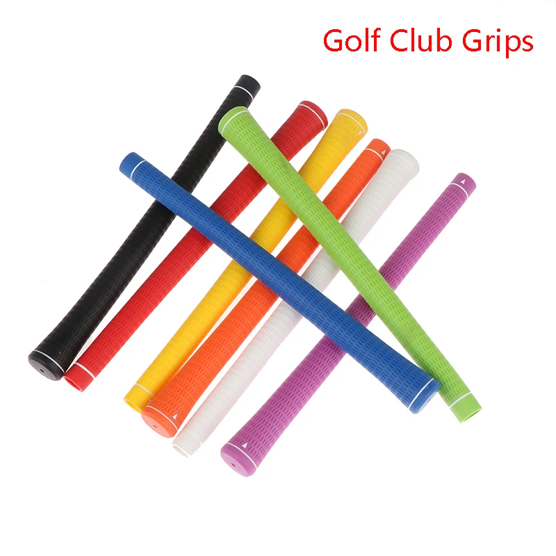 1PC Universal Golf Handle Grip Solid Color Non-Slip Rubber Standard Swing Trainer Golf Club Grips 2
