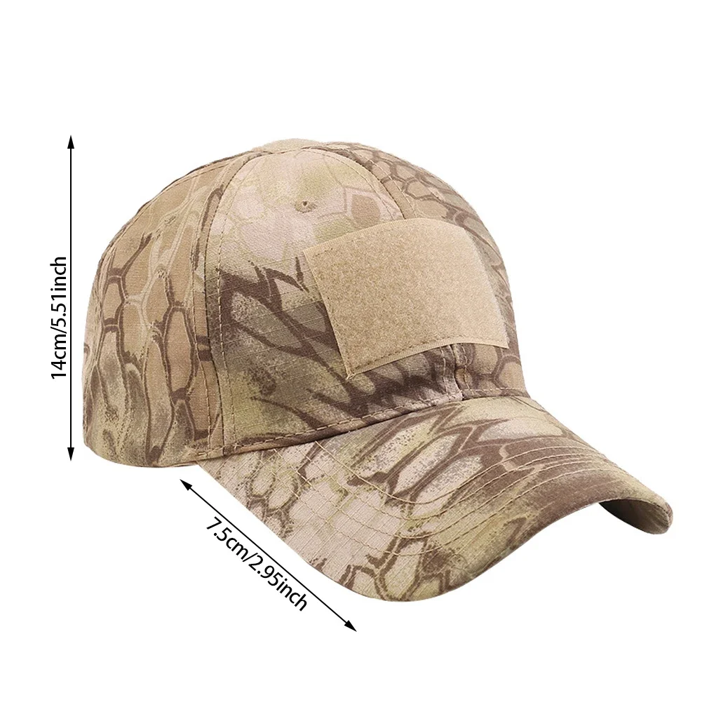 Camouflage Baseball Cap Outdoor Sports Hiking Fishing Hunting Tactical Caps Sunscreen Casual Sun Hats For Men Women 1Pc