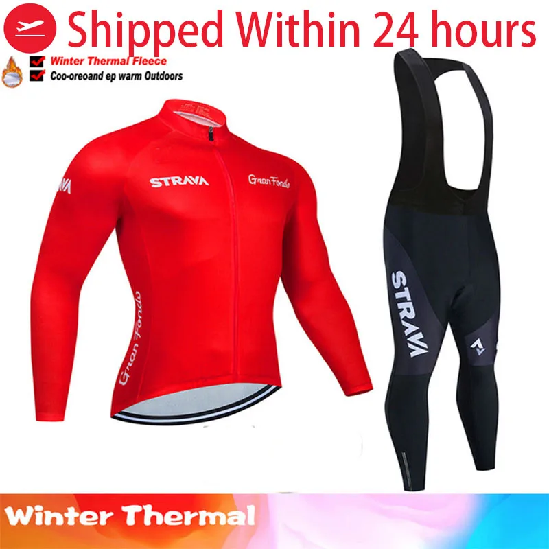 Men biking clothes retro cycling jersey winter fleece suit triathlon bib outfit shirt pants set