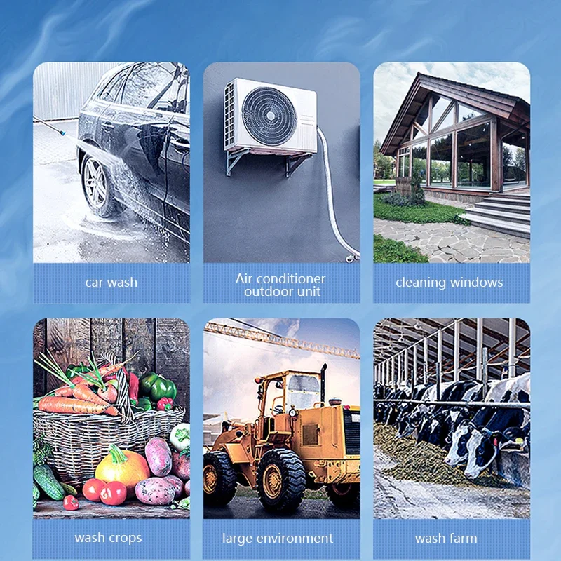 250Bar 고압 세탁기 휴대용 파크 사이드 자동차 세탁기 클리너 펌프 폼 건 자동 세척 토네이도 폼 생성기