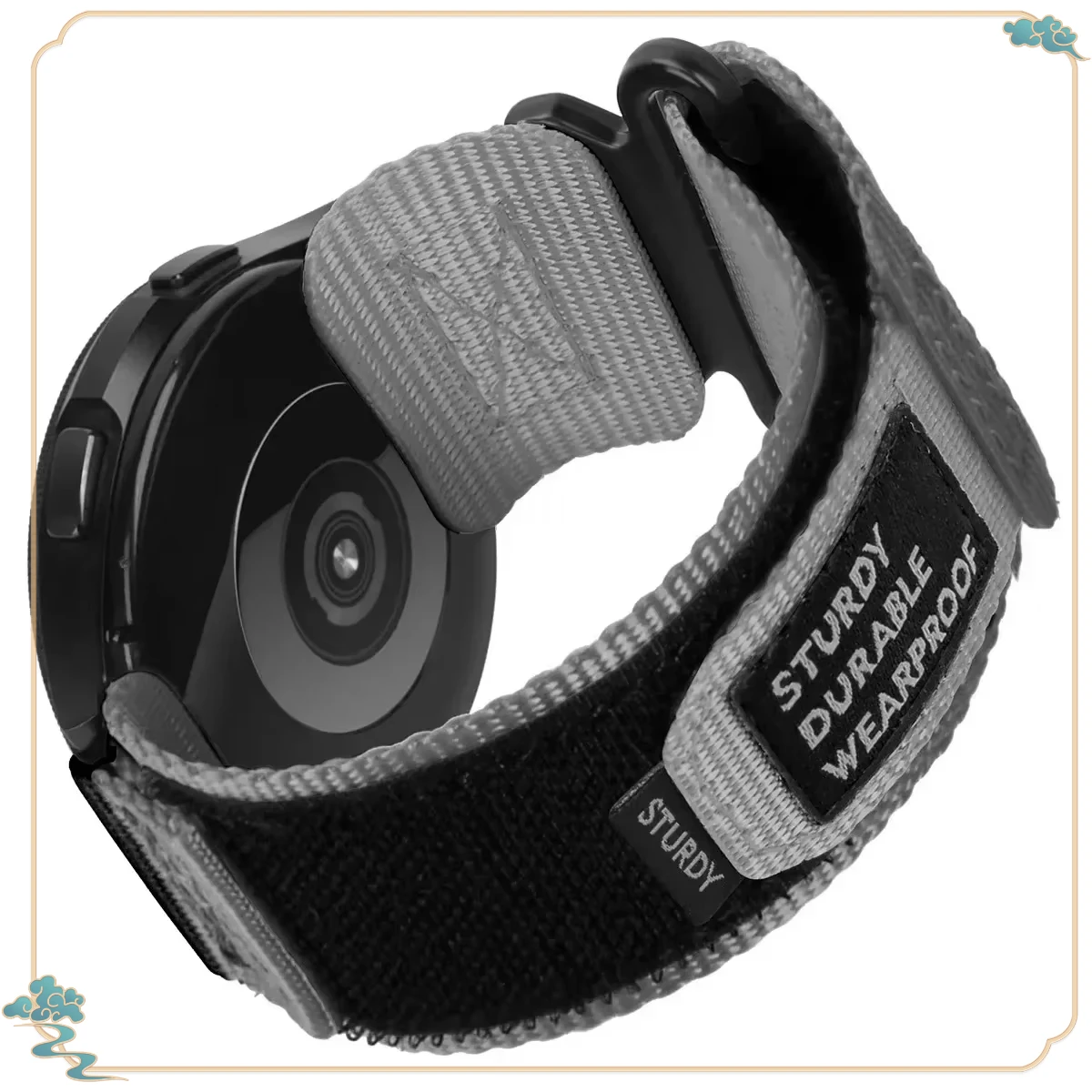 Velcro Nylon Sports Canvas Strap in 20mm/22mm Sizes