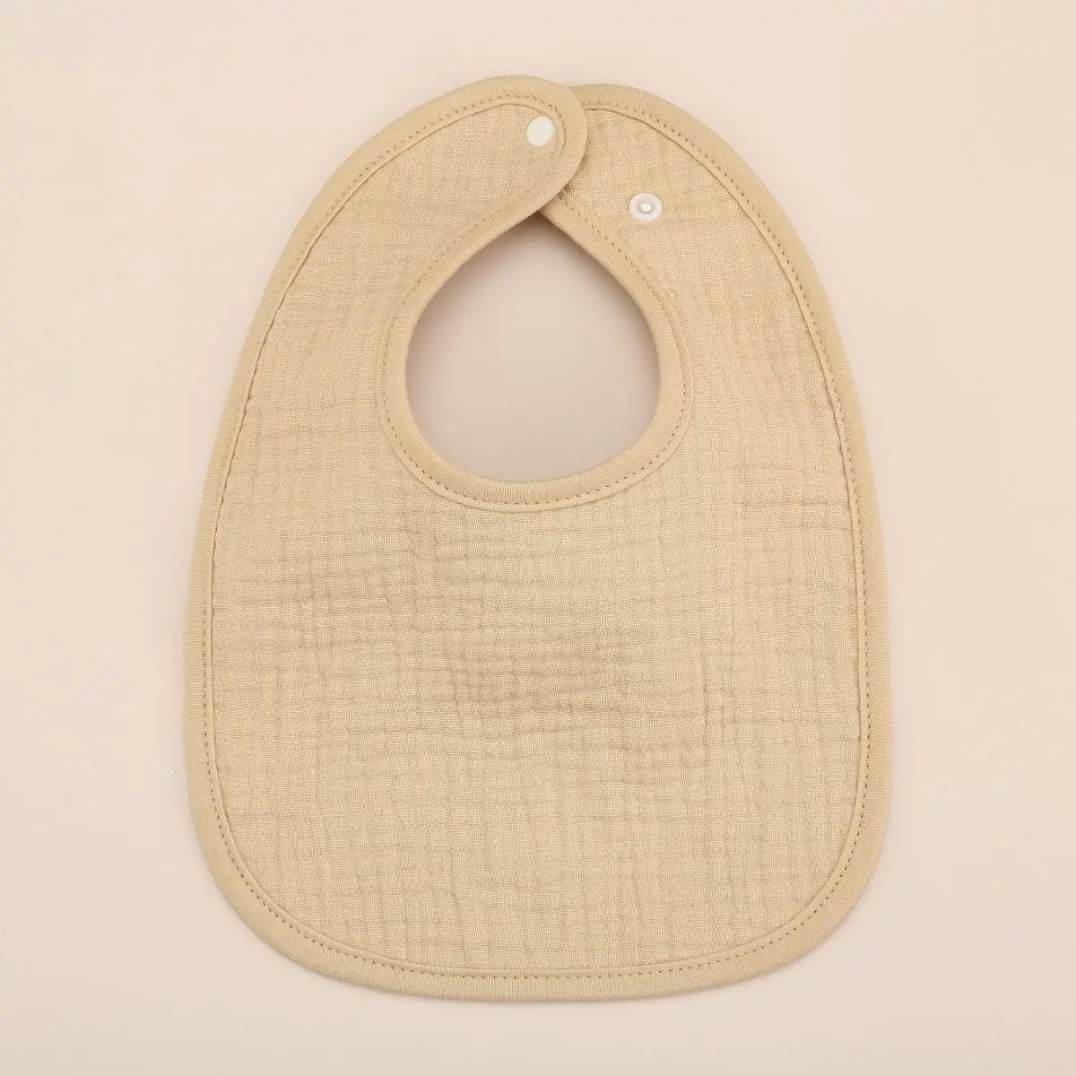 Soft 6 Layers Cotton Gauze Baby Feeding Drool Bib Summer Solid Infants Saliva Towel Burp Cloth For Newborn Toddler Boy Girl Bibs 4