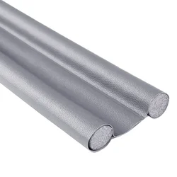 Waterproof Under Door Seal Strip - Double Draft Stopper in Various Colors (Gray)