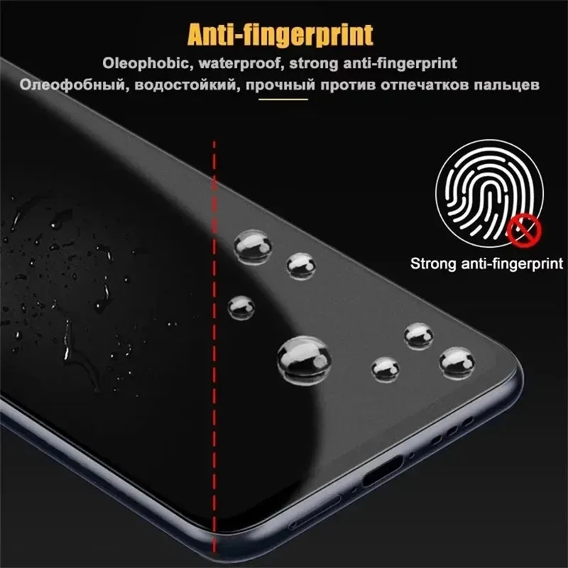 3Pcs Privacy Hydrogel Film For Samsung Galaxy Z Flip 6 5 4 3 W23 W24 W25 Front Screen Protector Can Be Unlocked With Fingerprint