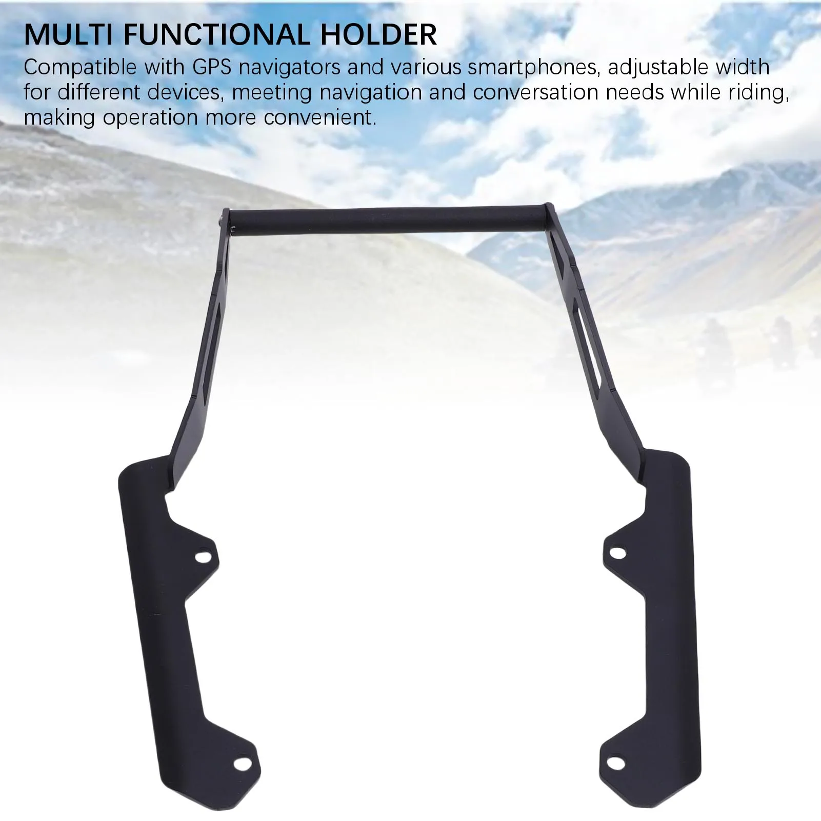 Motorcycle Navigation GPS Pole Mounting Bracket High Strength Metal Replacement for Aprilia SR GT200 GT 200 2022-2025