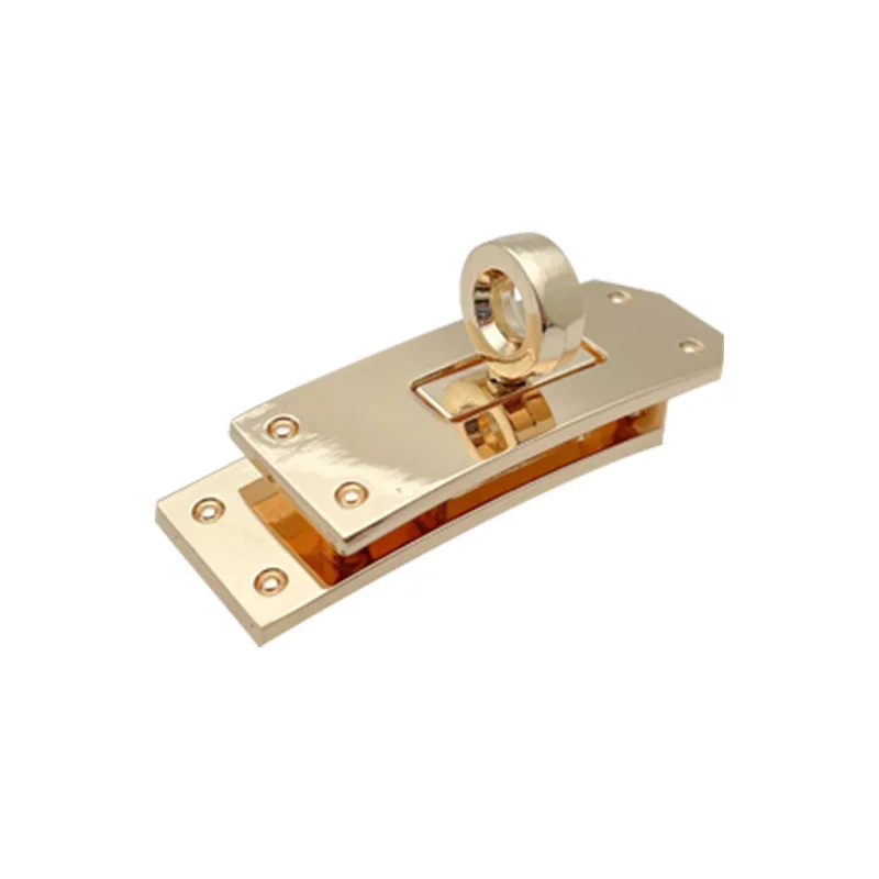 Description Picture 6 of item4.7CM Metal Rectangle Clasp Turn Lock Twist Lock DIY Leather Handbag Replacement Bag Hardware LeatherCraft  Accessories