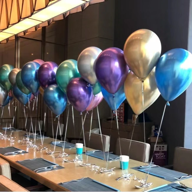 

10/30pcs Metal Latex Balloons Wedding Decoration Baby Shower decorations Globos Kids Birthday Party Holiday Celebration Supplies