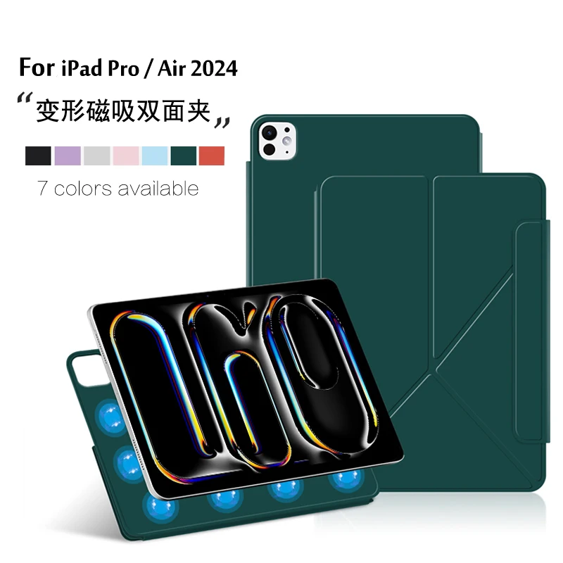 iPad Case For iPad Air 6 11 inch 4 5 10.9 10th Magnetic Smart For iPad Pro 11 Cover Pencil Holder For Mini 6