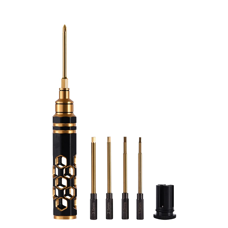육각 스크루 드라이버 도구 세트 키트, RC 헬리콥터 자동차 티퍼 트럭용, 1.5mm-2.0mm-2.5mm-3.0mm, 4 in 1, TH22950