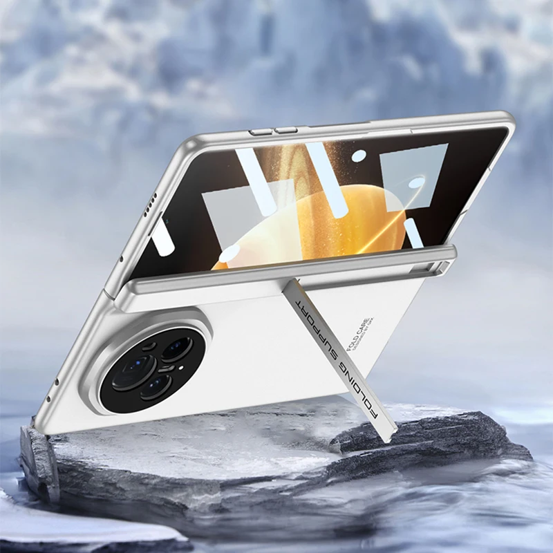Magnetic Hinge Bracket Armor Case For Honor Magic V3 Outer Screen Glass Protecti
