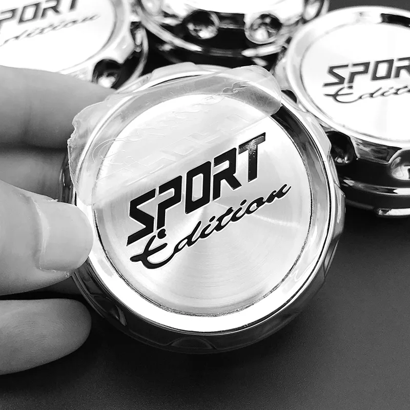 Coprimozzo Auto 60mm - Set 4 Pezzi In ABS Nero, Universali Per Cerchi - Foto 8