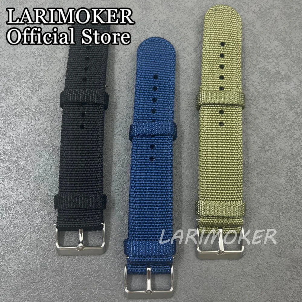 LARIMOKER Neue Mode Hohe Qualität 26mm Nylon Leinwand Armband Uhr Teile Geeignet Für männer 42mm Tauchen Uhr fall Uhr Zubehör