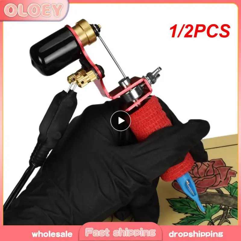 

1/2 шт. вращающаяся тату-машинка, растушевка и лайнер, ассорти тату, моторный пистолет, наборы поставок, Перманентный макияж, набор инструментов для макияжа для художников