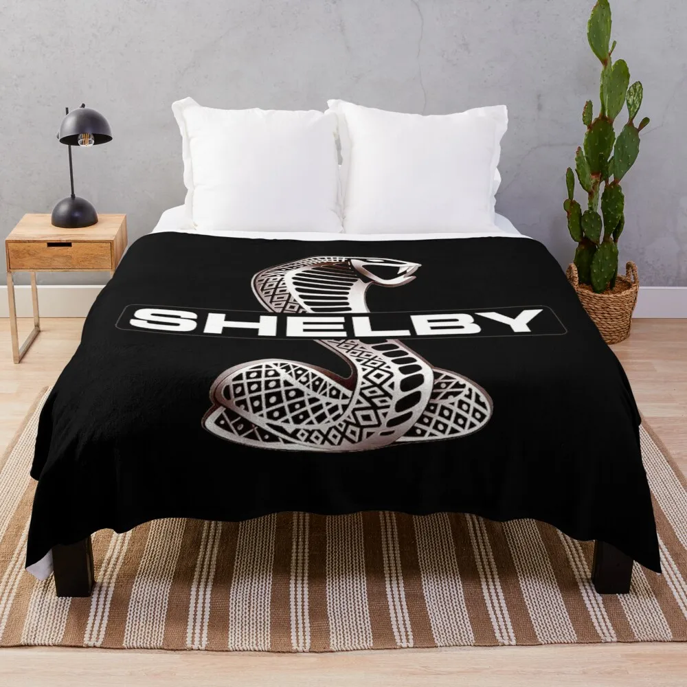 

RED LIGH SHELBY MUSTANG GT500 Throw Blanket Plush Weighted Thin Blankets