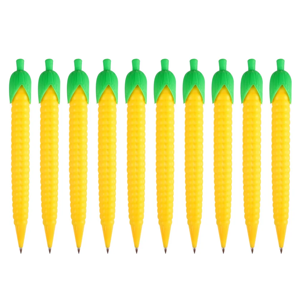 

10 Pcs Press-type Pencils Kids Pressure Portable Lovely Mechanical Plastic School Accessories Child Chron Stationery supplies