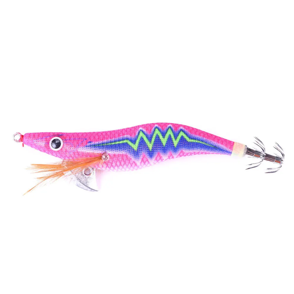 

Sea.Yolo Fishing Lure Fishing Bait Hard Bait Artificial Bait Wooden Shrimp Explosion Hook Fake Bait Squid Hook Fake Bait