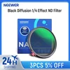 NEEWER  Black Diffusion 1/4 Effect with ND2-ND32 Variable ND Filter 2 in 1 HD Neutral Density Filter with Mist Dreamy Cinematic 1