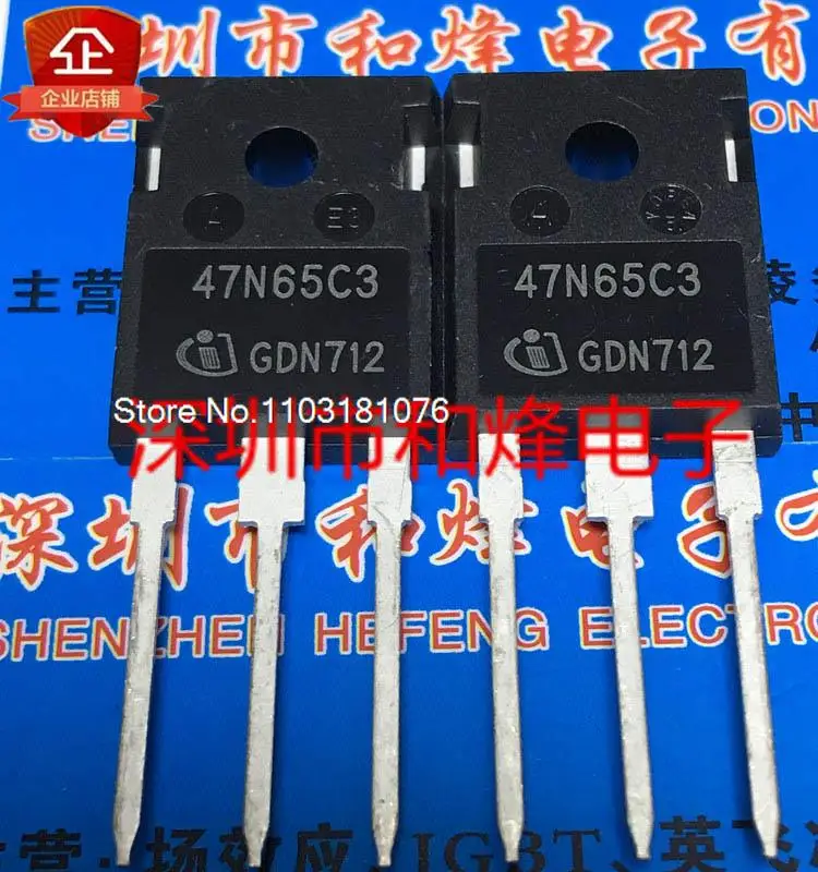 

47N65C3 SPW47N65C3 TO-247 650V 47A New Original Stock Power chip
