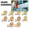 10Pcs 5-16mm For Choose Fuel Spring Clip Vacuum Silicon Hose Clamp Autos Spring Clip Fuel Oil Water Tube Clamp 2